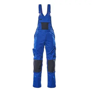 Mascot Unique Augsburg Bib & Brace - Royal/Dark Navy Blue   (32.5) (Leg Length - Regular)