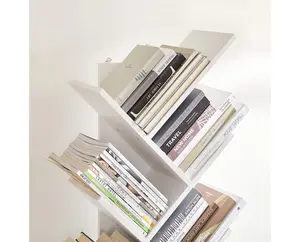 Garden Store Direct Modern 8 Tier White Wooden Bookshelf