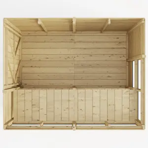 BillyOh Planthouse Tongue and Groove Pent Potting Wooden Shed - 8x6