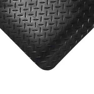 Nicoman 15mm Thick Tough Heavy Duty Anti-Fatigue Mat 150 x 90cm Black