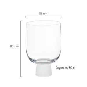 Oslo DOF Tumblers (Set of 2) Clear/Frost