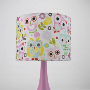 DUSK SMALL DRUM COLOURFUL OWL SHADE