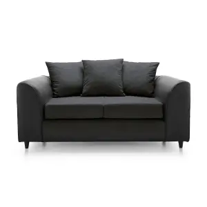 Dylan Collection 2 Seater Sofa in Black