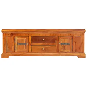 Berkfield TV Cabinet 119x30x40 cm Solid Acacia Wood