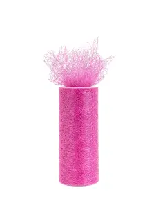 MESH TULLE 10MX15CM - Trim: Mesh Tulle: 10m x 15cm: Fuchsia - Occasions -- Bulk