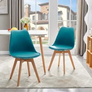 Nero Upholstered Dining Chair (Set of 6) Turquoise