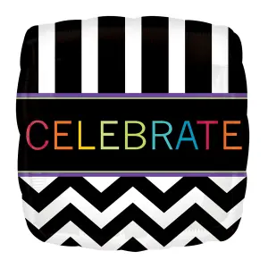 Amscan Celebration Foil Balloon Multicoloured (One Size)