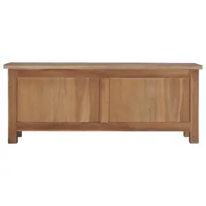 Berkfield TV Cabinet 90x30x35 cm Solid Teak Wood