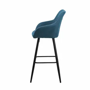 Maxman 11.02cm Bar Stool (Set of 2) Blue