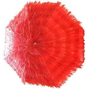 SunDaze 1.6M Red Hawaiian Parasol Outdoor Beach Patio Umbrella UV Protection