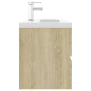 Audreigh 100mm Wall Hung Single Vanity Sonoma Oak