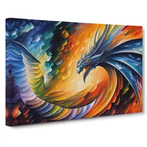 Dragon Vol.2 - Wrapped Canvas Graphic Art 50cm H x 76cm W x 3cm D