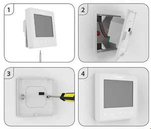 Heatmiser NeoStat Wifi NeoWifi Series Smart Programmable Room Thermostat White