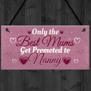 Red Ocean Gifts for Mum Mummy Nanny Nan Grandma Hanging Plaque Sign Birthday Christmas Xmas