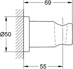 Grohe Wall Handshower Holder (27074000)