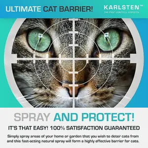 Karlsten Cat Repellent Anti Fouling spray , Natural Humane Cat Deterrent Citronella 500 ML