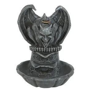 Something Different Gargoyle Backflow Incense Burner Grey (One Size)