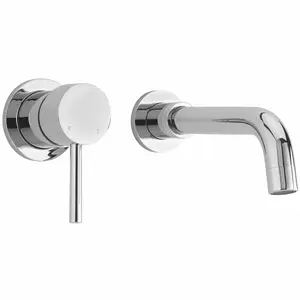 Nes Home Sicily Wall Mounted Basin Mixer Tap