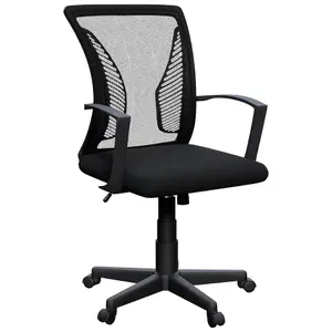 Vida Designs Airdrie Office Mesh Chair, Black