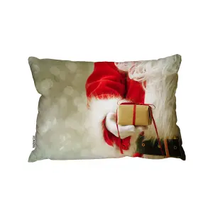 Santa claus gloved hands (cushion) / 30cm x 45cm