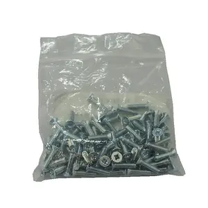 Penn Elcom Pack of 100 x M3 Screw BZP 12mm Pozi-Drive Countersunk M3C12Pack