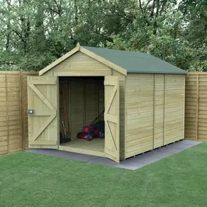 Timberdale 10x8 Apex Shed No Window - Double Door