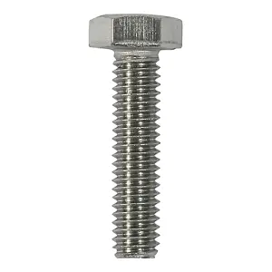 Timco - Hex Set Screws - A2 Stainless Steel (Size M12 x 30 - 10 Pieces)