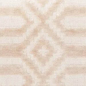 Viscose Rug 140 x 200 cm Beige ADATEPE