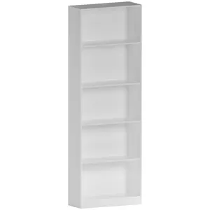 Ronald Bookcase White / 175 cm H x 60 cm W