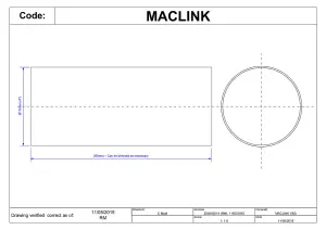 McAlpine MACLINK 4"/110mm Adjustable Length Linking MACFIT Connector