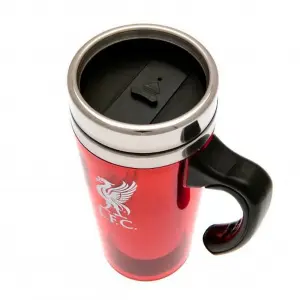 Liverpool FC Official Aluminium Travel Mug Red (One Size)