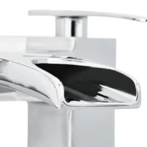 GoodHome Kellan 2 Tap Hole Shower mixer Tap