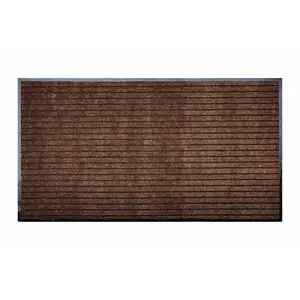 Nakale Halway Kitchen Doormat Brown / Rectangle W40 x L60 cm