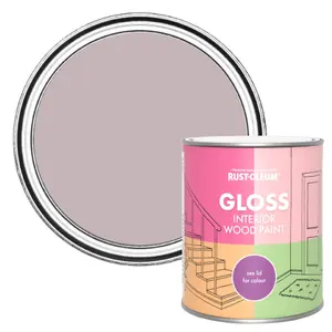 Rust-Oleum Lilac Wine Gloss Interior Wood Paint 750ml