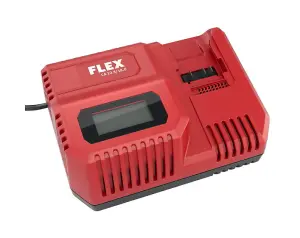 Flex 10.8/18V Rapid Charger & 2X 18V 5Ah Li Ion Batteries With Charge Indicator