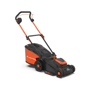 Yard Force LM C40B 40V 4.0Ah (2x20V) Cordless Lawnmower with 40cm cutting width 45L grass bag and rear roller