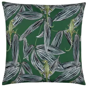 Wylder Tropics Ebon Wilds Zuri UV & Water Resistant Outdoor Polyester Filled Cushion