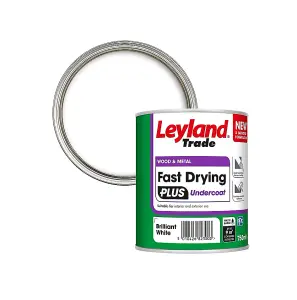 Leyland Trade Fast Drying Plus Undercoat Brilliant White 750ml