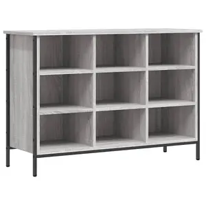 Berkfield Shoe Cabinet Grey Sonoma 100x35x70 cm Engineered Wood