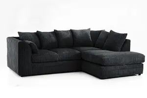 Hart Prime Cord Fabric Corner Sofa