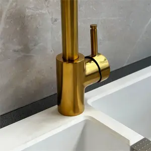 Liquida BHT311BG 3 In 1 Brushed Gold Kitchen Instant Boiling Hot Water Tap