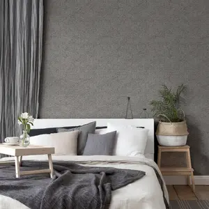 Cosy Texture Charcoal Wallpaper