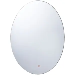 LED Bathroom Mirror MAZILLE Silver