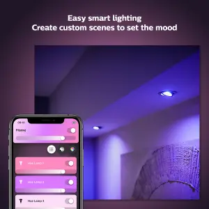 Philips Hue White and Colour Ambiance 3-pack GU10