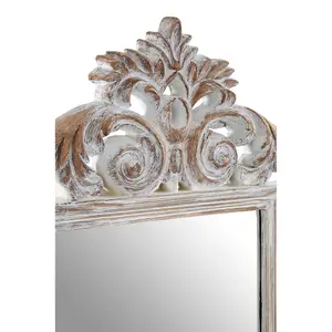 Interiors by Premier Antique Grey Fleur-De-Lis Wall Mirror