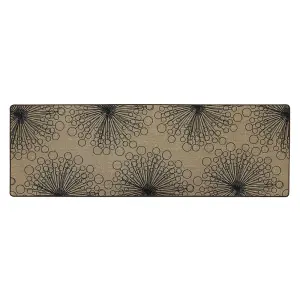 JVL Elegance Machine Washable Doormat and Runner, Dandelion Clock