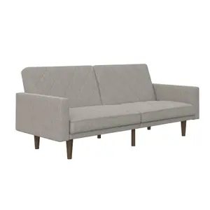 Paxson Clic Clac Sofa Bed in Light Grey Fabric