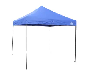 All Seasons Gazebos 2.5X2.5 Fully Waterproof Pop up Gazebo With Accessories Royal Blue