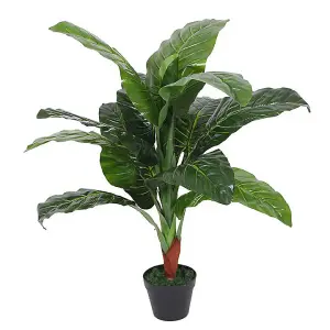 105cm Artificial Elephant Ear Plant (Colocasia) - Extra Large