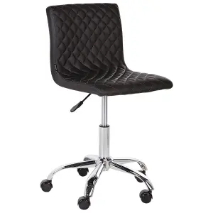 Beliani Retro Desk Chair Black ORLANDO